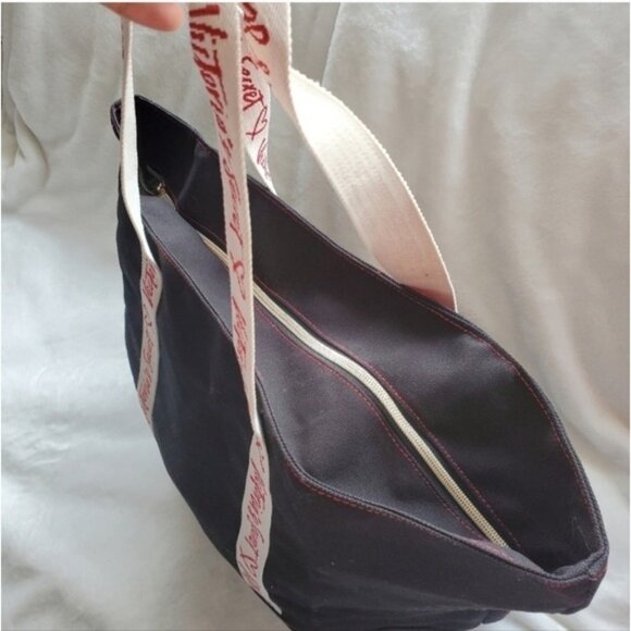 Vintage Y2K Victorias Secret Logo Strap Canvas Tote Bag - Picture 6 of 9